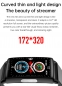 Preview: Smart Watch 1,47 Zoll HD Display Schrittzähler Fitness (Braun)