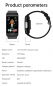 Preview: Smart Watch 1,47 Zoll HD Display Schrittzähler Fitness (Braun)