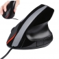 Mobile Preview: Ergonomische Vertikale kabelgebundene Büro Maus Hohe Präzision Optische Maus, 1200 dpi, 5 Knopf aufrecht Handgelenk Maus, USB-Maus-Spiel