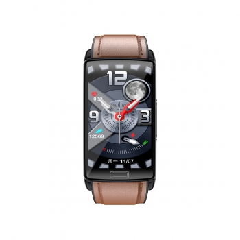 Smart Watch 1,47 Zoll HD Display Schrittzähler Fitness (Braun)