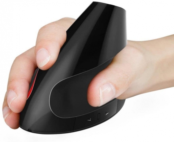 MIRUX Vertikale  Wireless Maus 5 Tasten Wiederaufladbare Maus 6d Vertikale Computer Gaming Maus für Spiel/Zuhause/Büro.