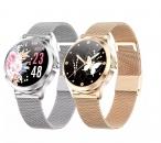 MIRUX Geschenk Watch 1,09 Zoll Touch Smartwatch BT Anruf Fitness Aktivitätstracker Schrittzähler Blutdruckmessung wasserdicht für Damen